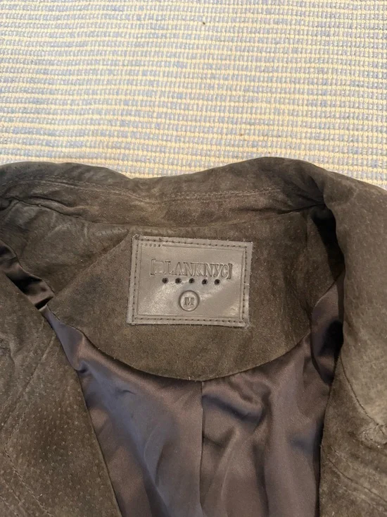 Blank NYC Dark Brown Suede Moto Jacket - Picture 2 of 6